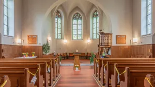 2021.10. Kirchen Weinland Mitte-03988: Kirche Benken, Chor (Foto: Philipp Brunner, photoleguan.ch)